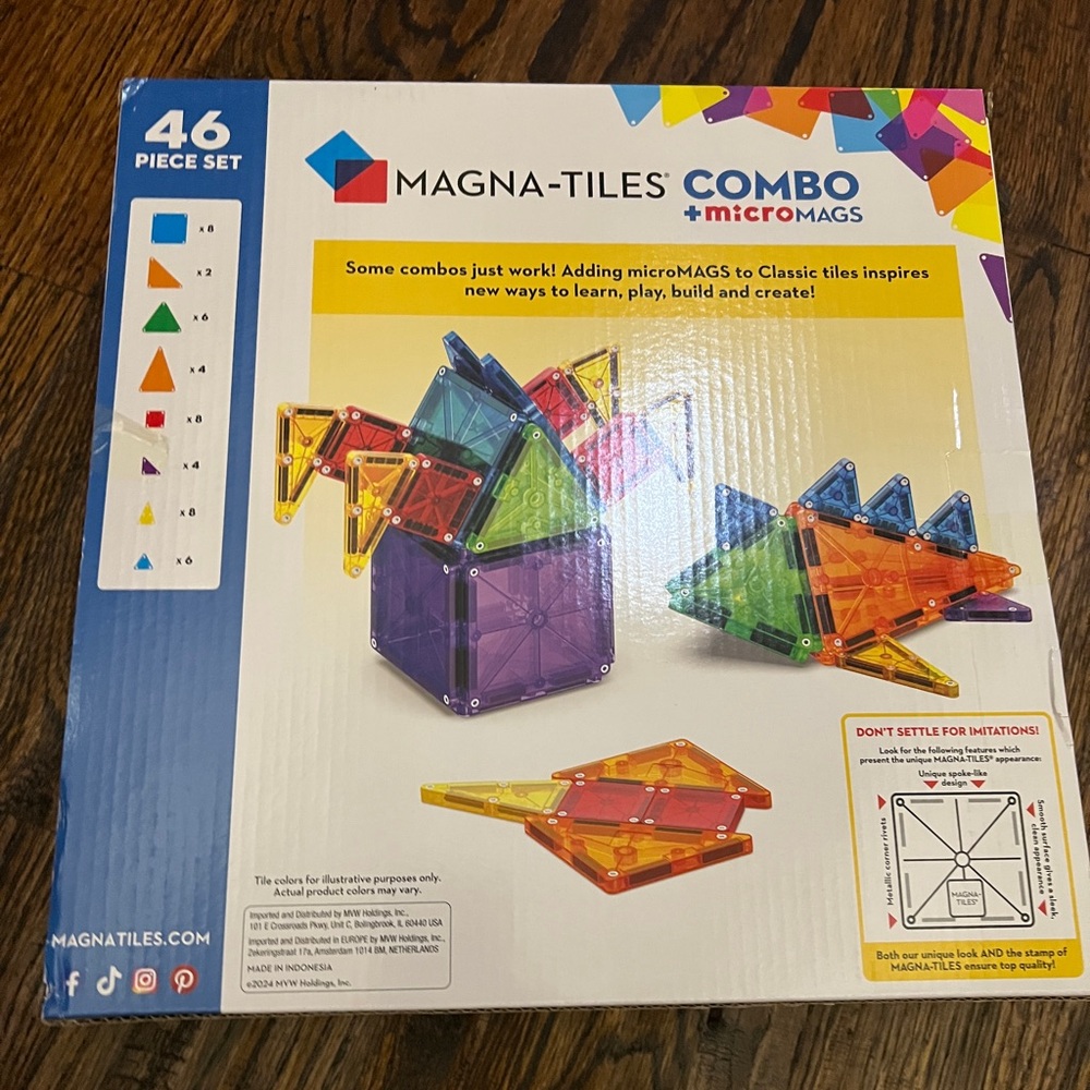 Combo Set with microMAGS - 46 Piece Set